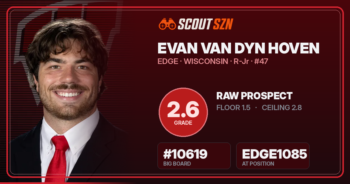 Share card for Evan Van Dyn Hoven