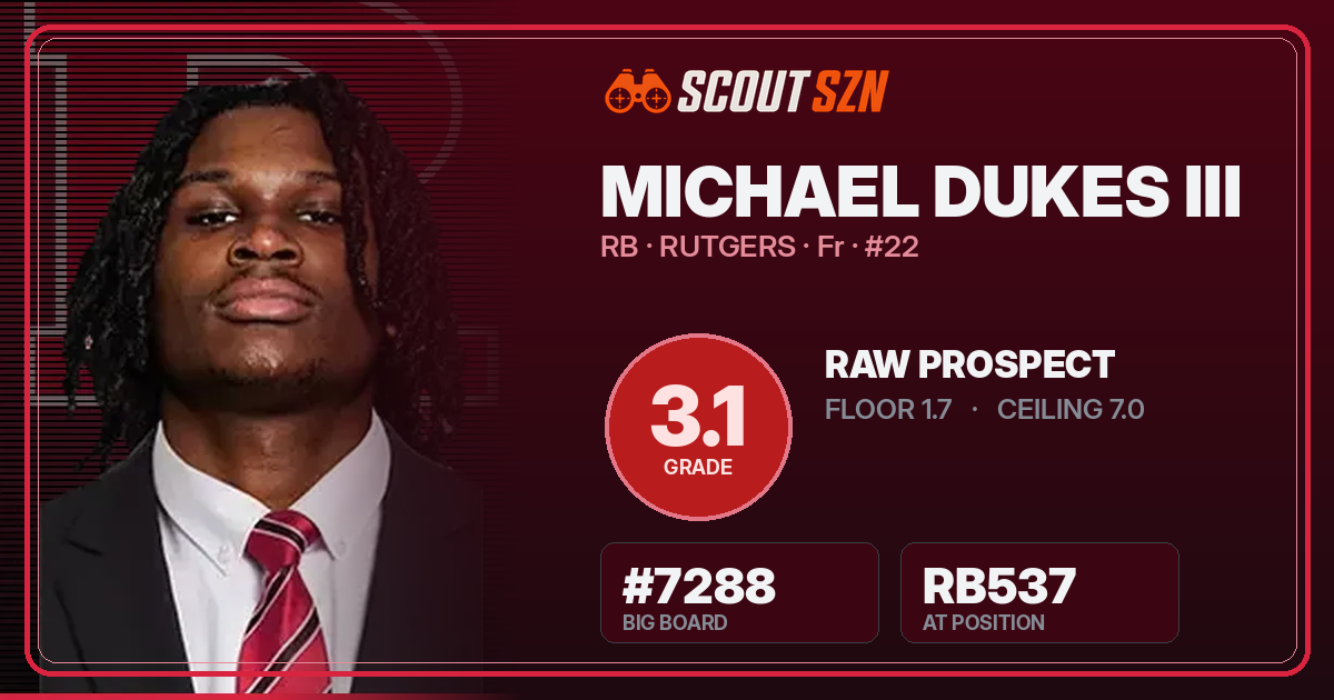 Share card for Michael Dukes III