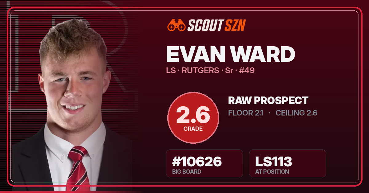 Share card for Evan Ward