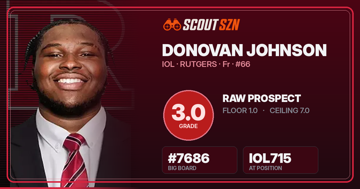 Share card for Donovan Johnson