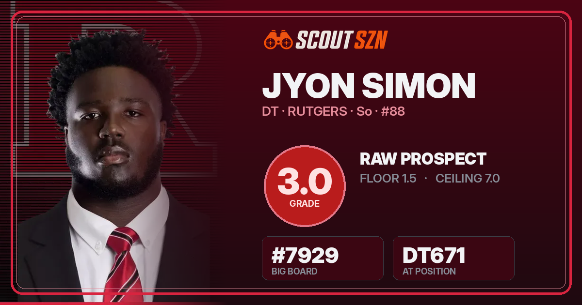 Share card for Jyon Simon
