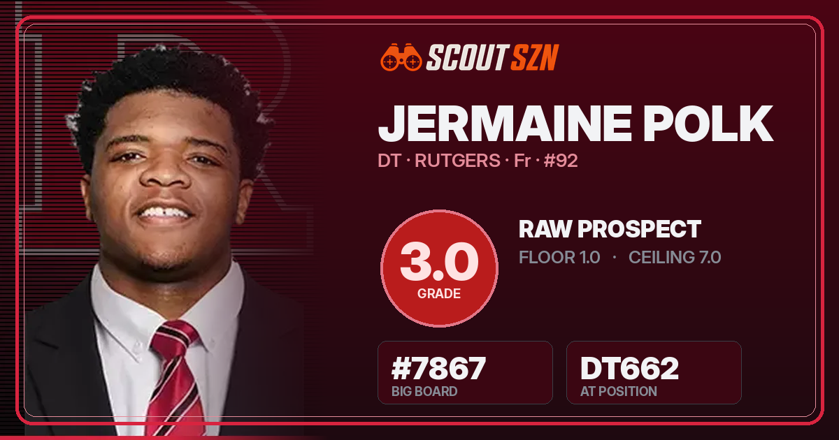 Share card for Jermaine Polk