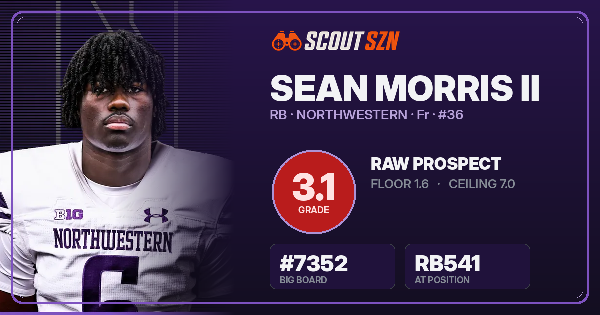 Share card for Sean Morris II