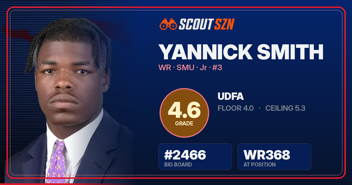 Share card for Yannick Smith