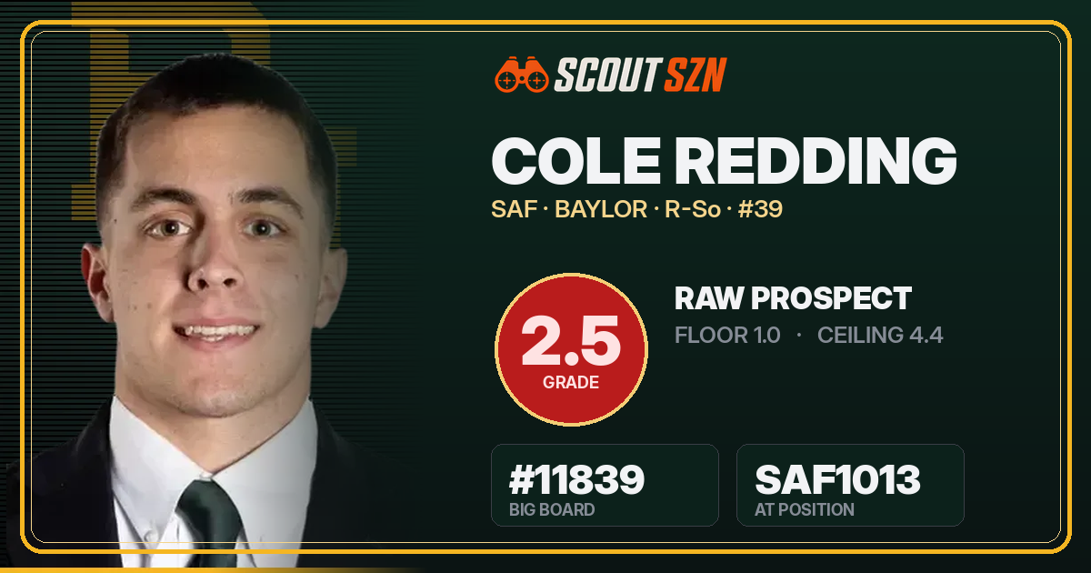 Share card for Cole Redding
