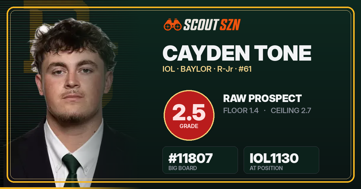 Share card for Cayden Tone