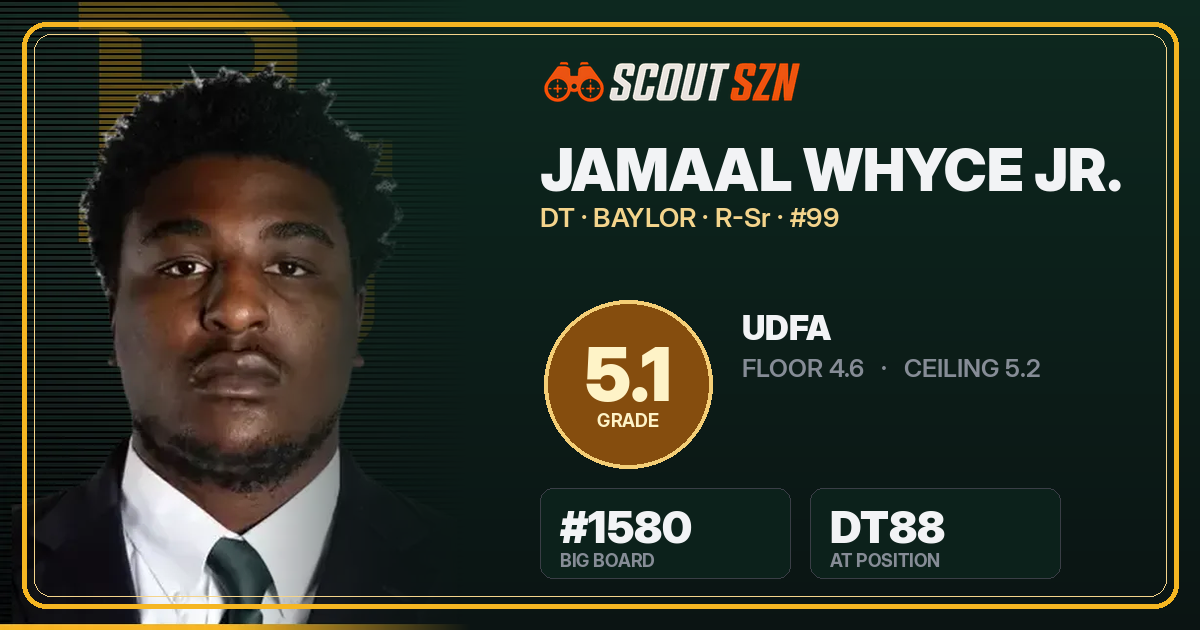 Share card for Jamaal Whyce Jr.