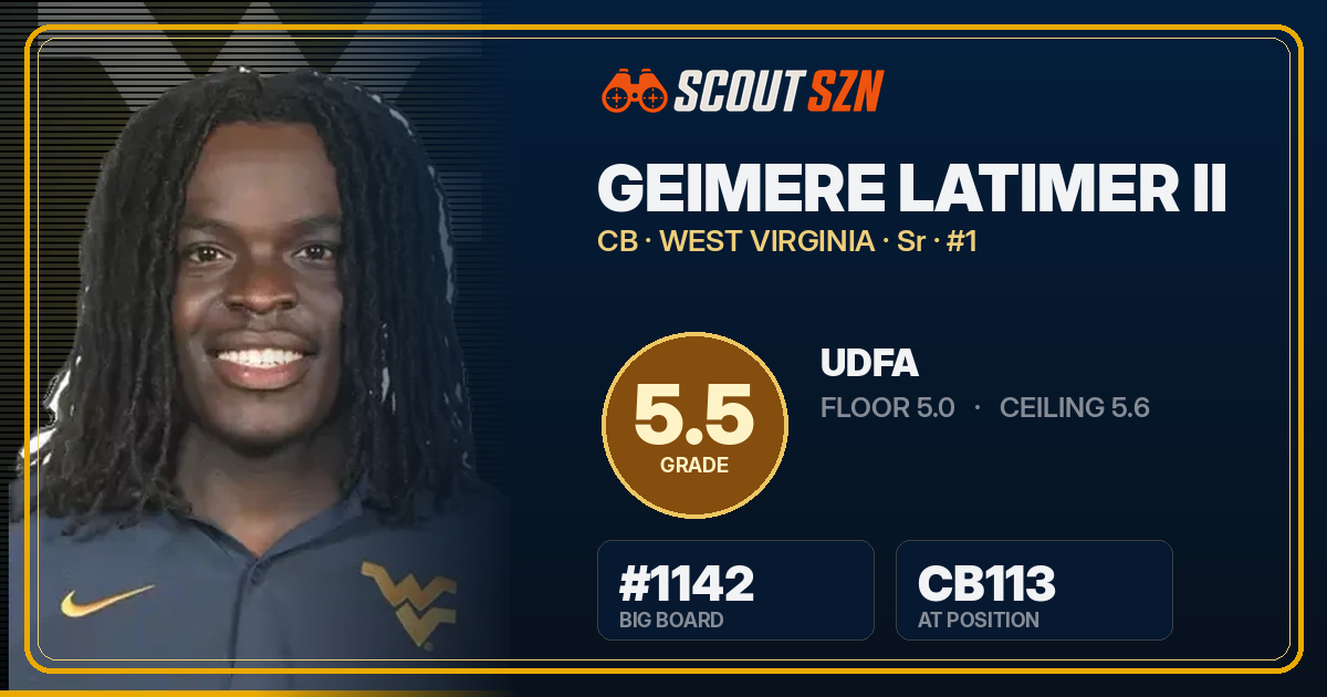 Share card for Geimere Latimer II