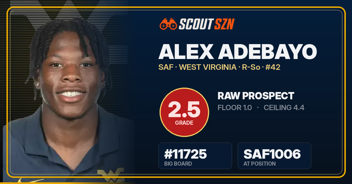 Share card for Alex Adebayo