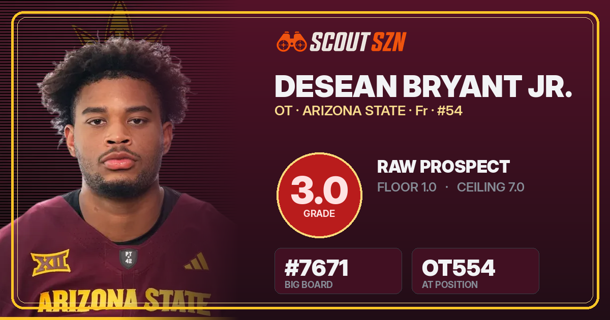 Share card for Desean Bryant Jr.