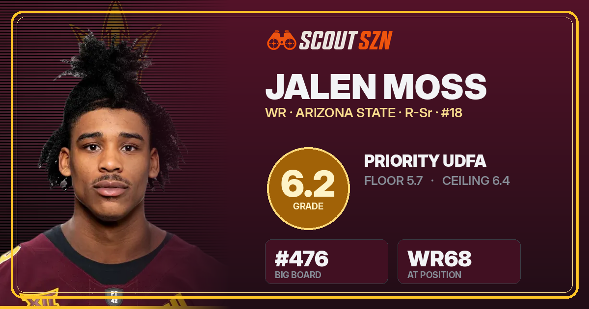 Share card for Jalen Moss