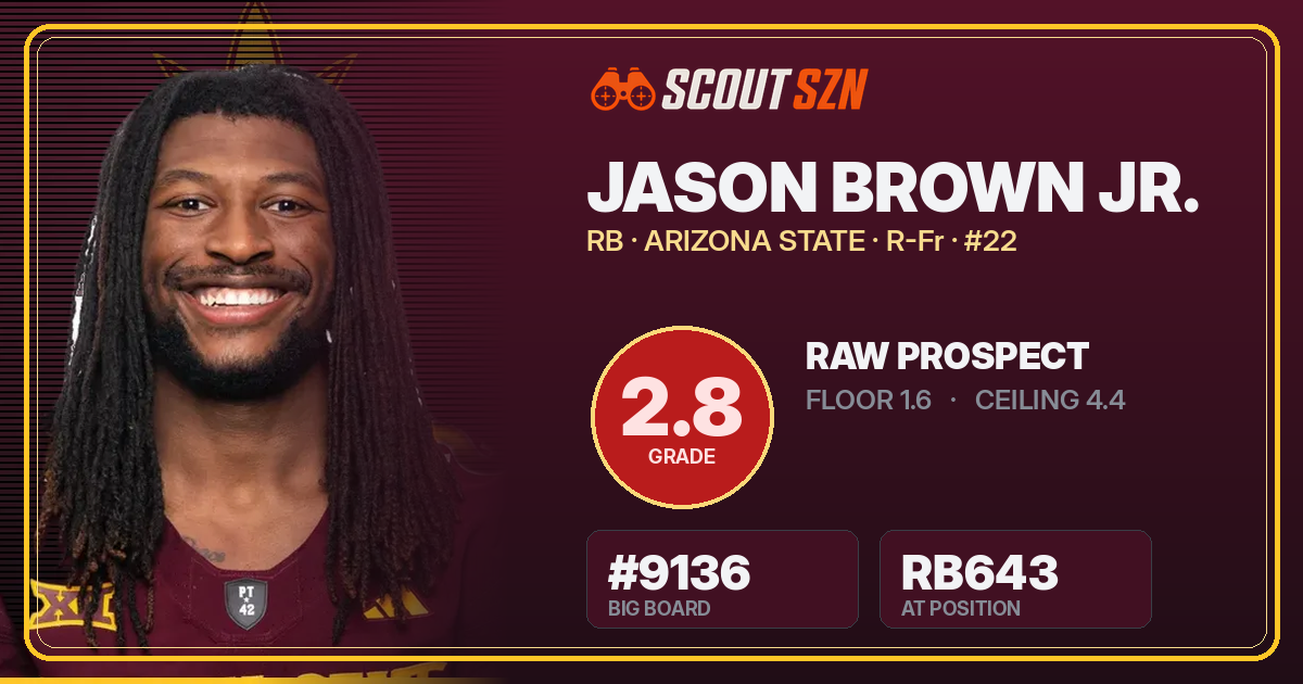Share card for Jason Brown Jr.