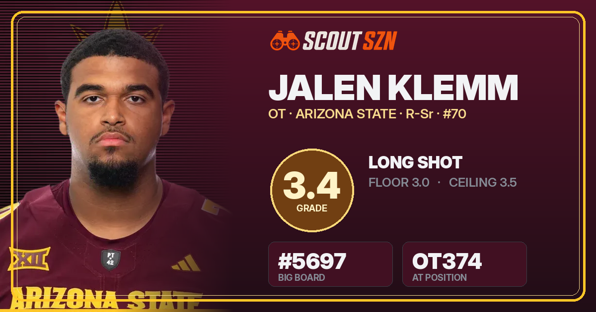 Share card for Jalen Klemm