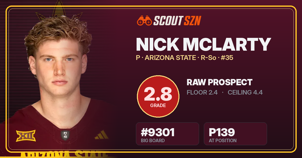 Share card for Nick McLarty