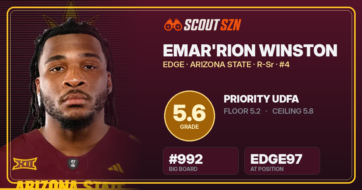Share card for Emar'rion Winston