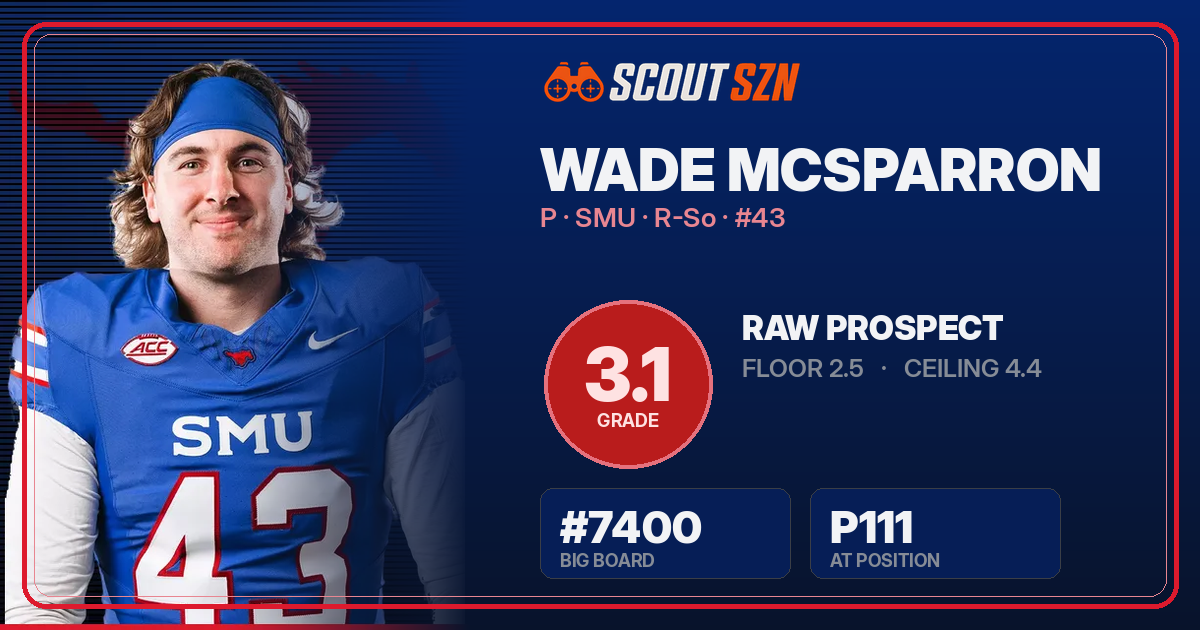 Share card for Wade McSparron