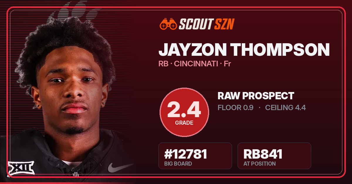 Share card for Jayzon Thompson