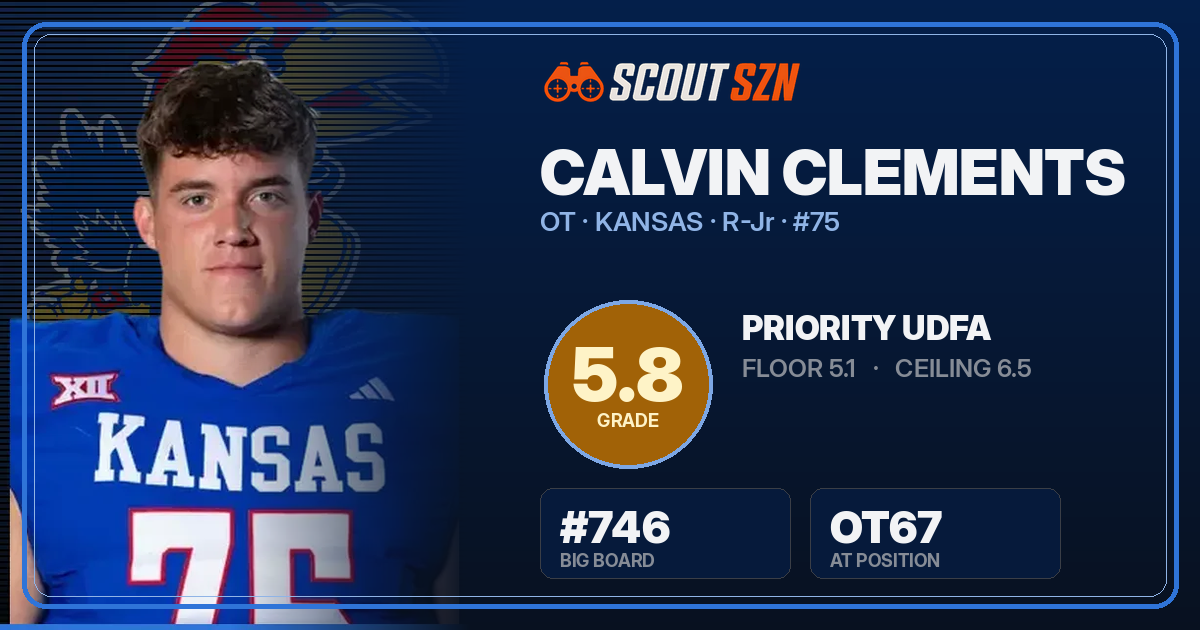 Share card for Calvin Clements