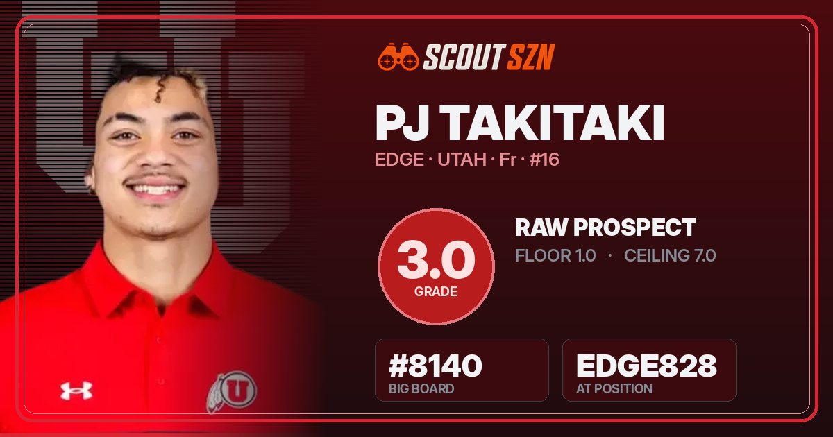 Share card for PJ Takitaki