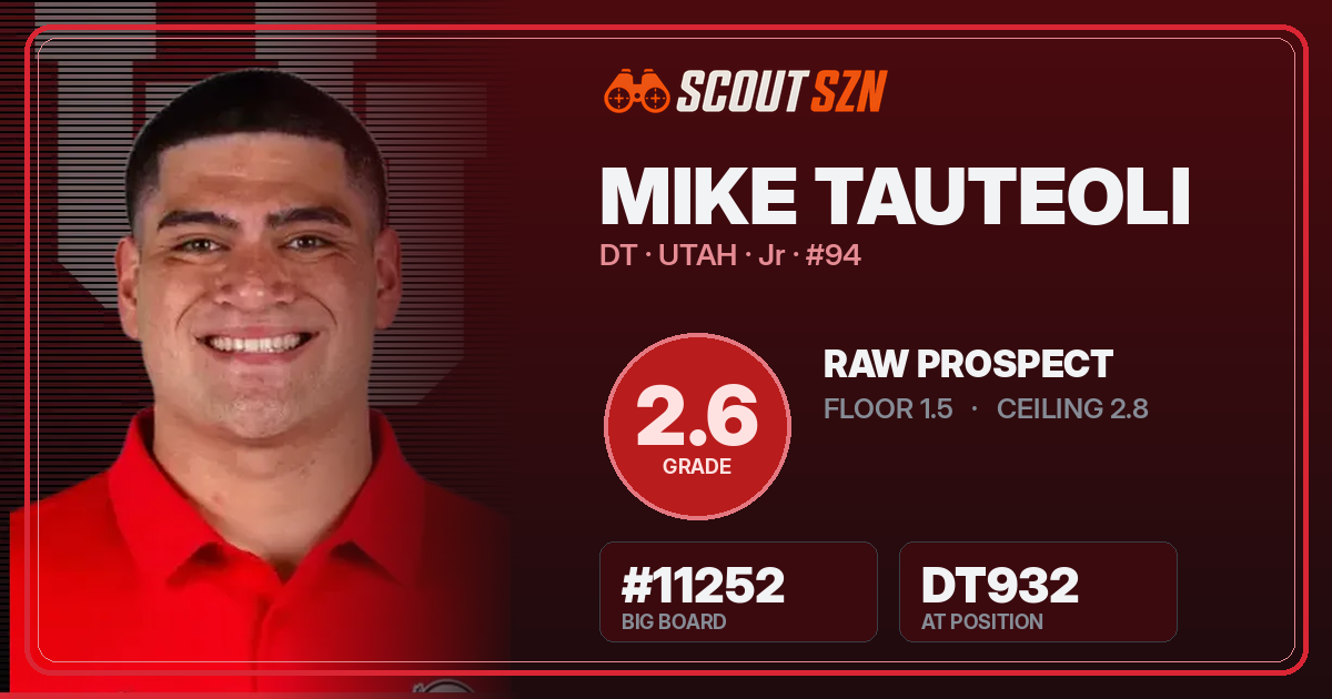 Share card for Mike Tauteoli