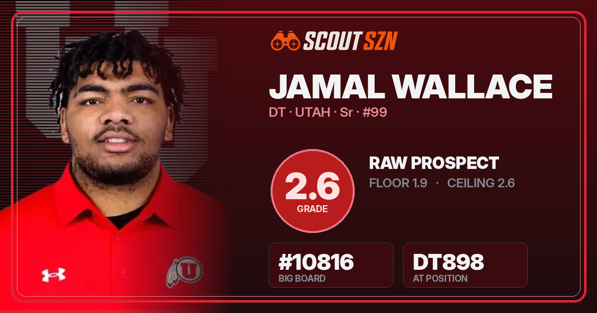 Share card for Jamal Wallace