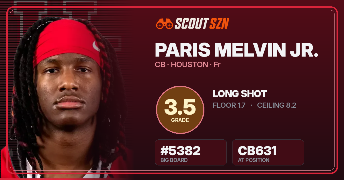Share card for Paris Melvin Jr.