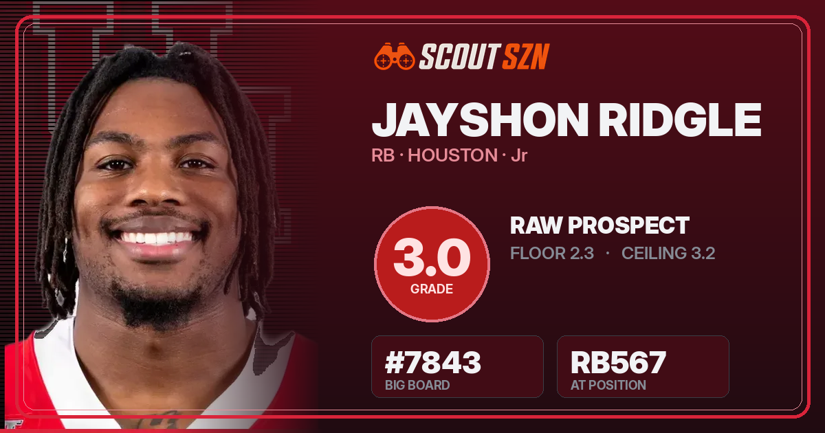 Share card for JayShon Ridgle