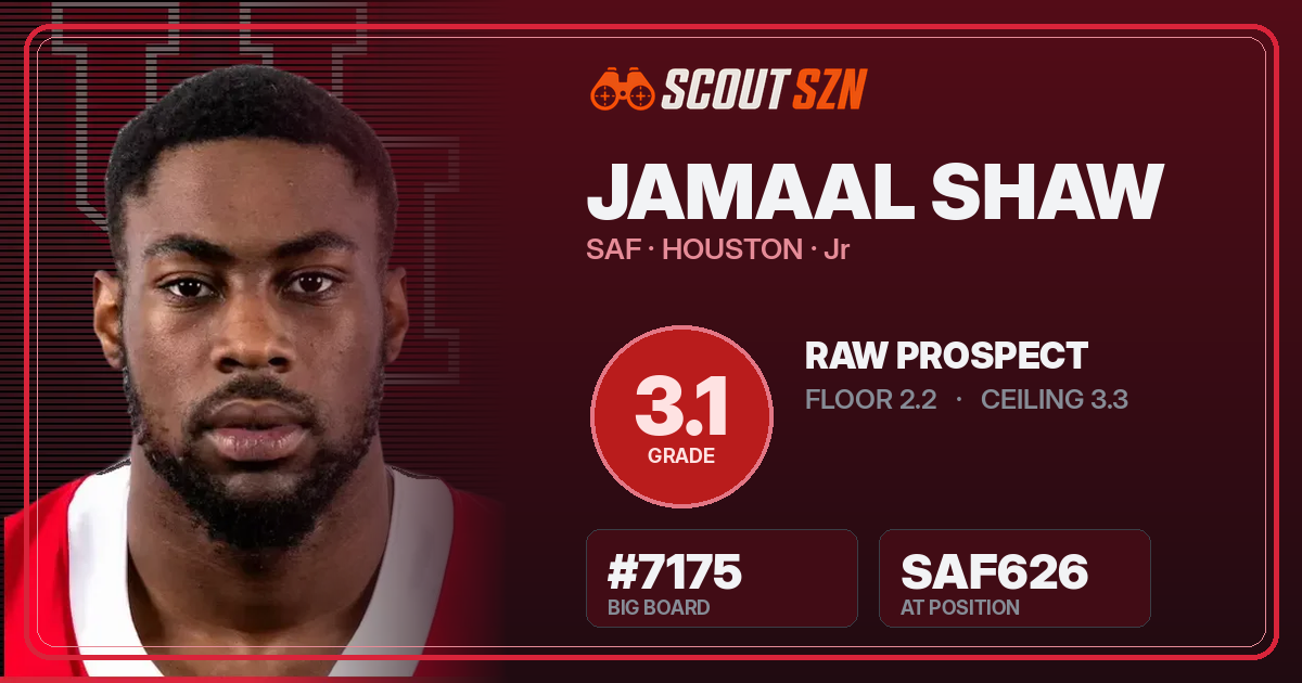 Share card for Jamaal Shaw
