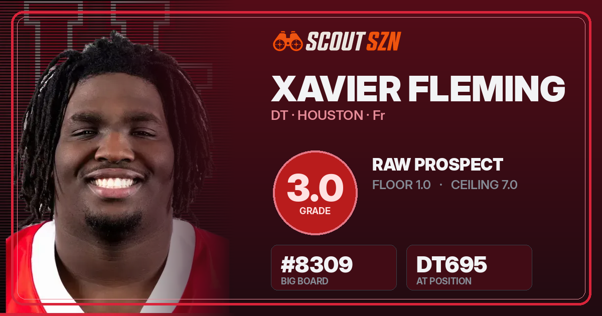 Share card for Xavier Fleming