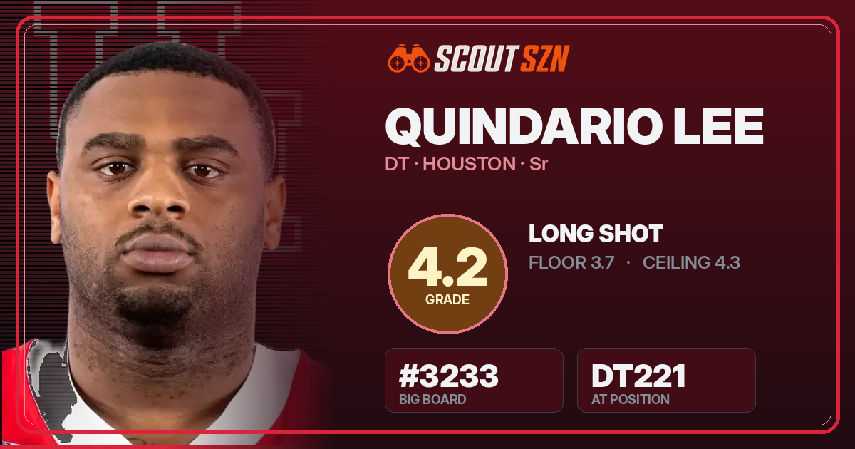 Share card for Quindario Lee