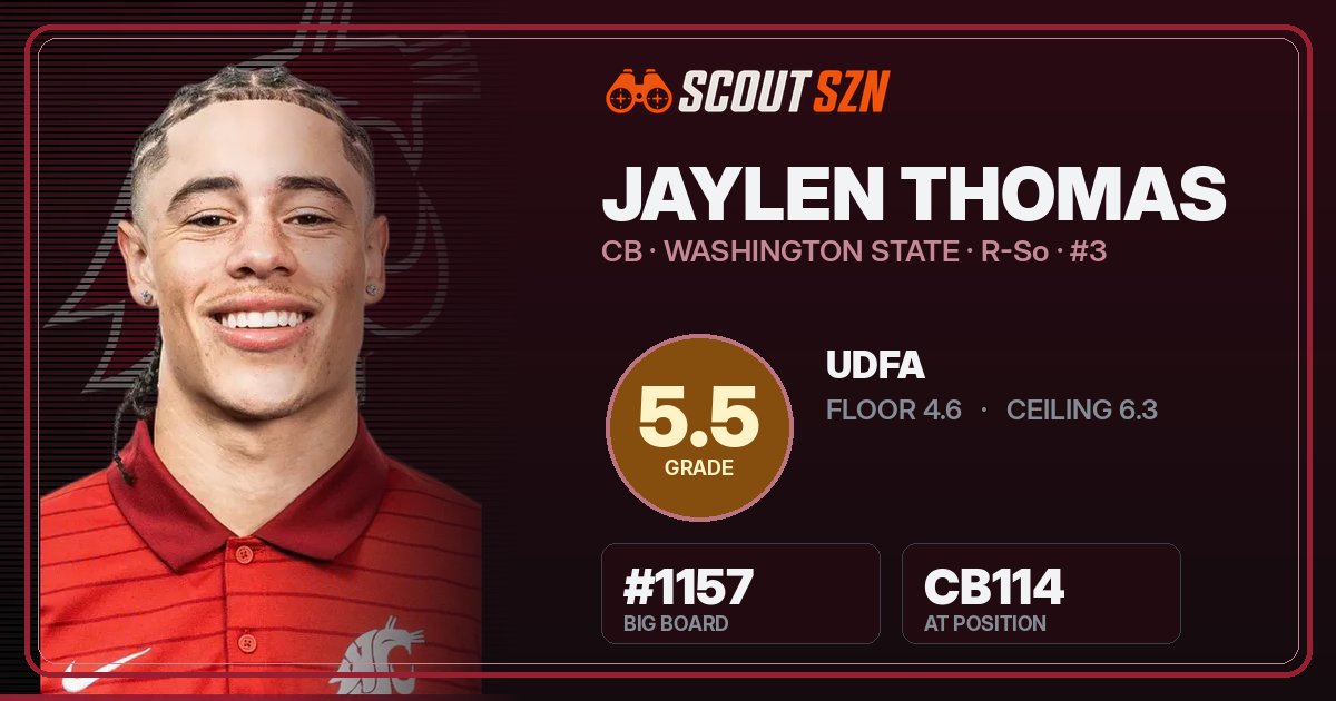 Share card for Jaylen Thomas