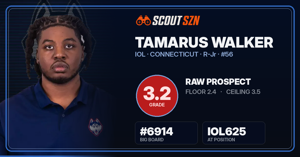 Share card for Tamarus Walker