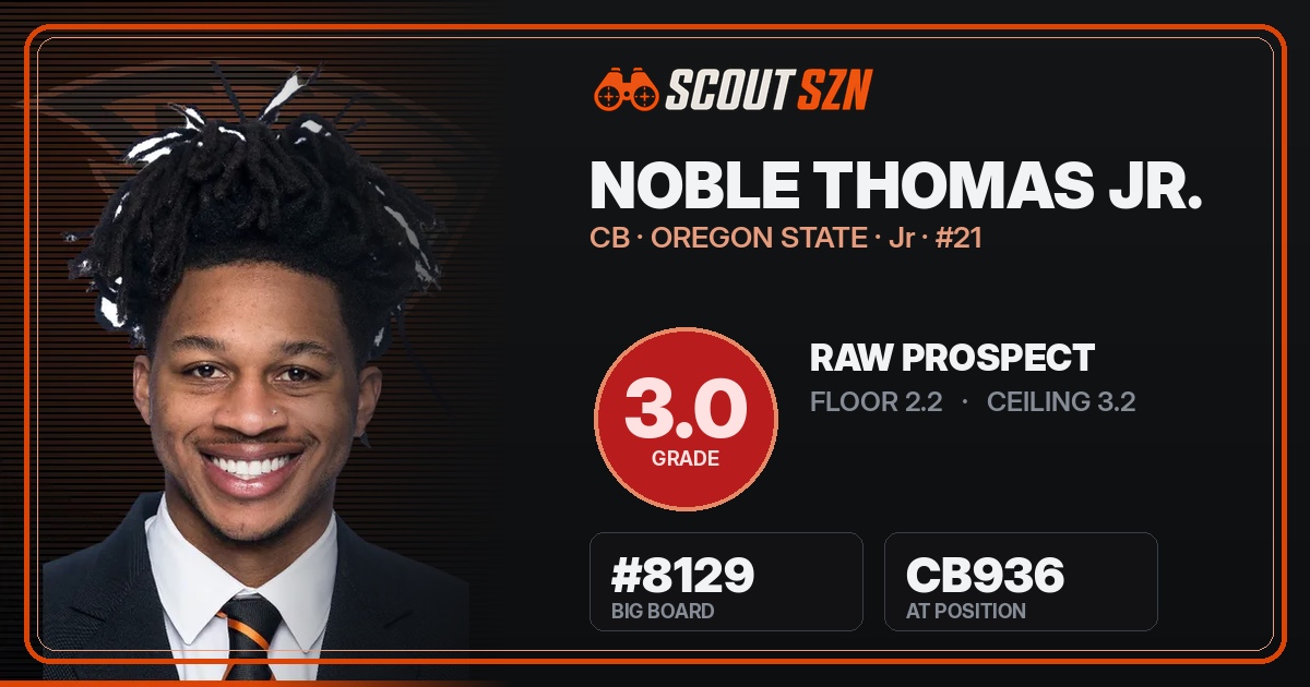 Share card for Noble Thomas Jr.
