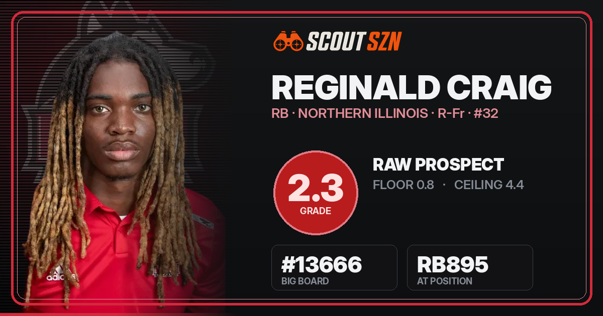 Share card for Reginald Craig