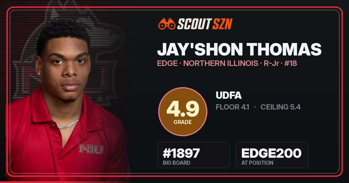 Share card for Jay'shon Thomas