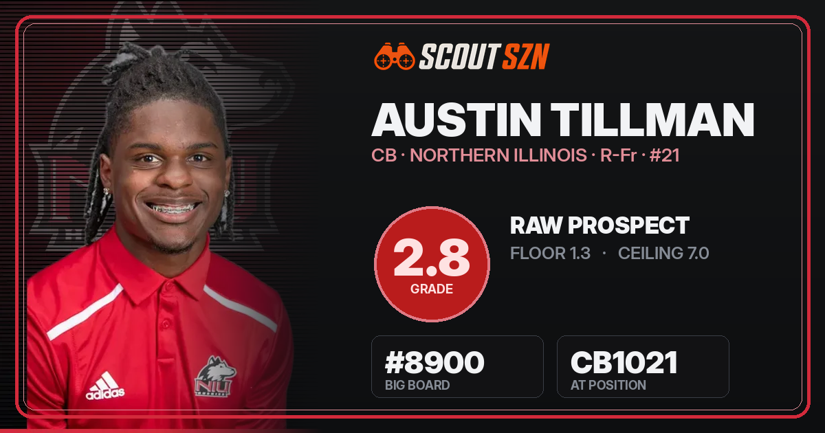 Share card for Austin Tillman