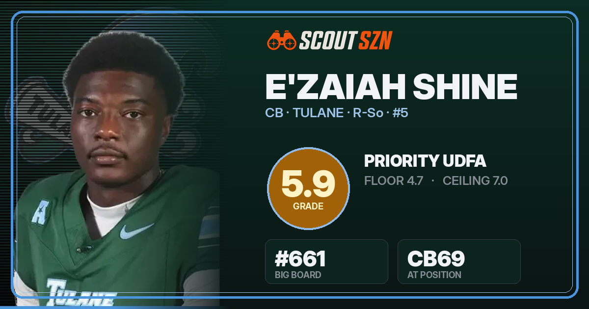 Share card for E'zaiah Shine