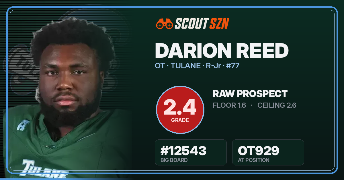 Share card for Darion Reed