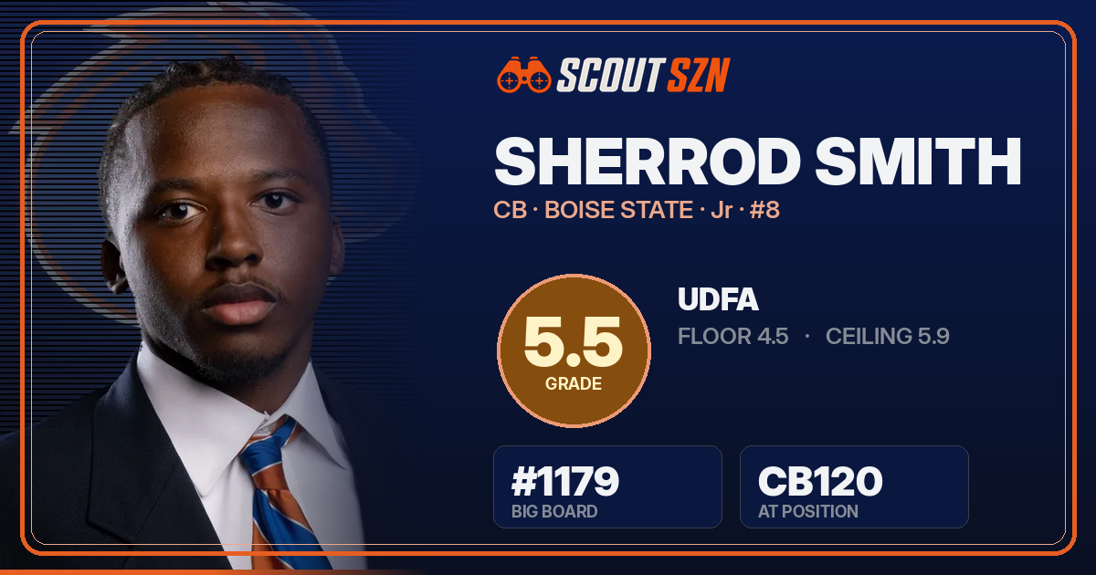 Share card for Sherrod Smith